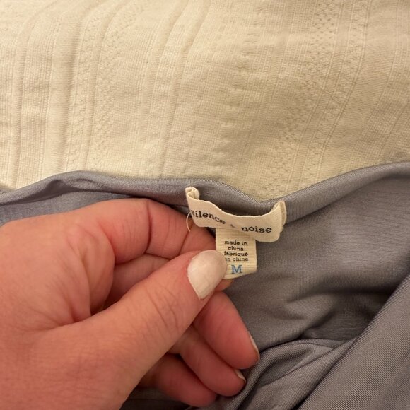 Silence and Noise Silver Gray Tube Top - Picture 2 of 3